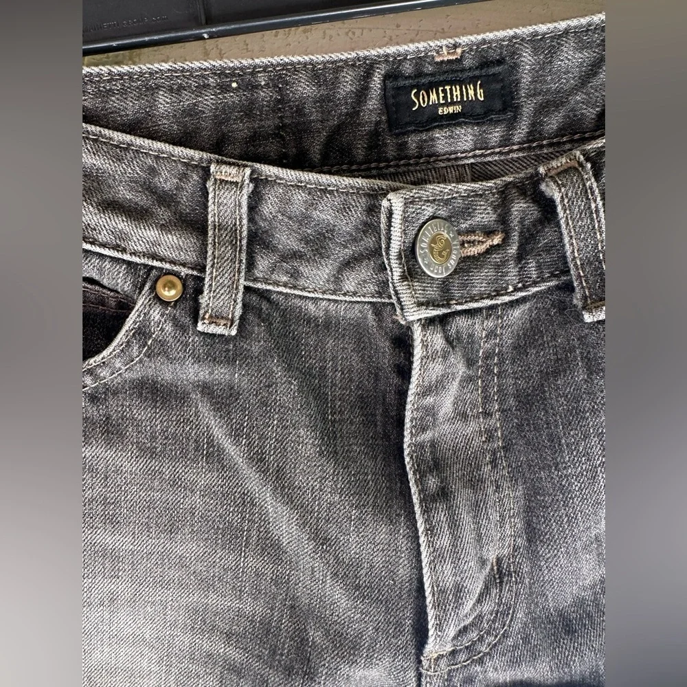 Edwin Something-Cut Off Jean Shorts-Size 28 - Picture 5 of 11